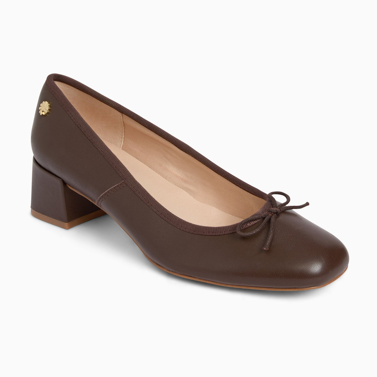 Maddy Pump in Brown, product view 1