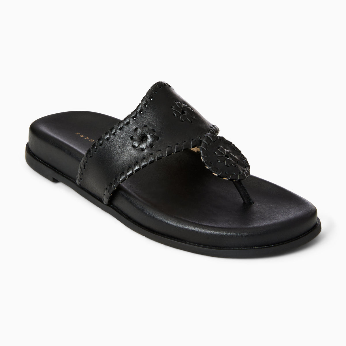 Jacks Comfort Sandal in Black, product view 1