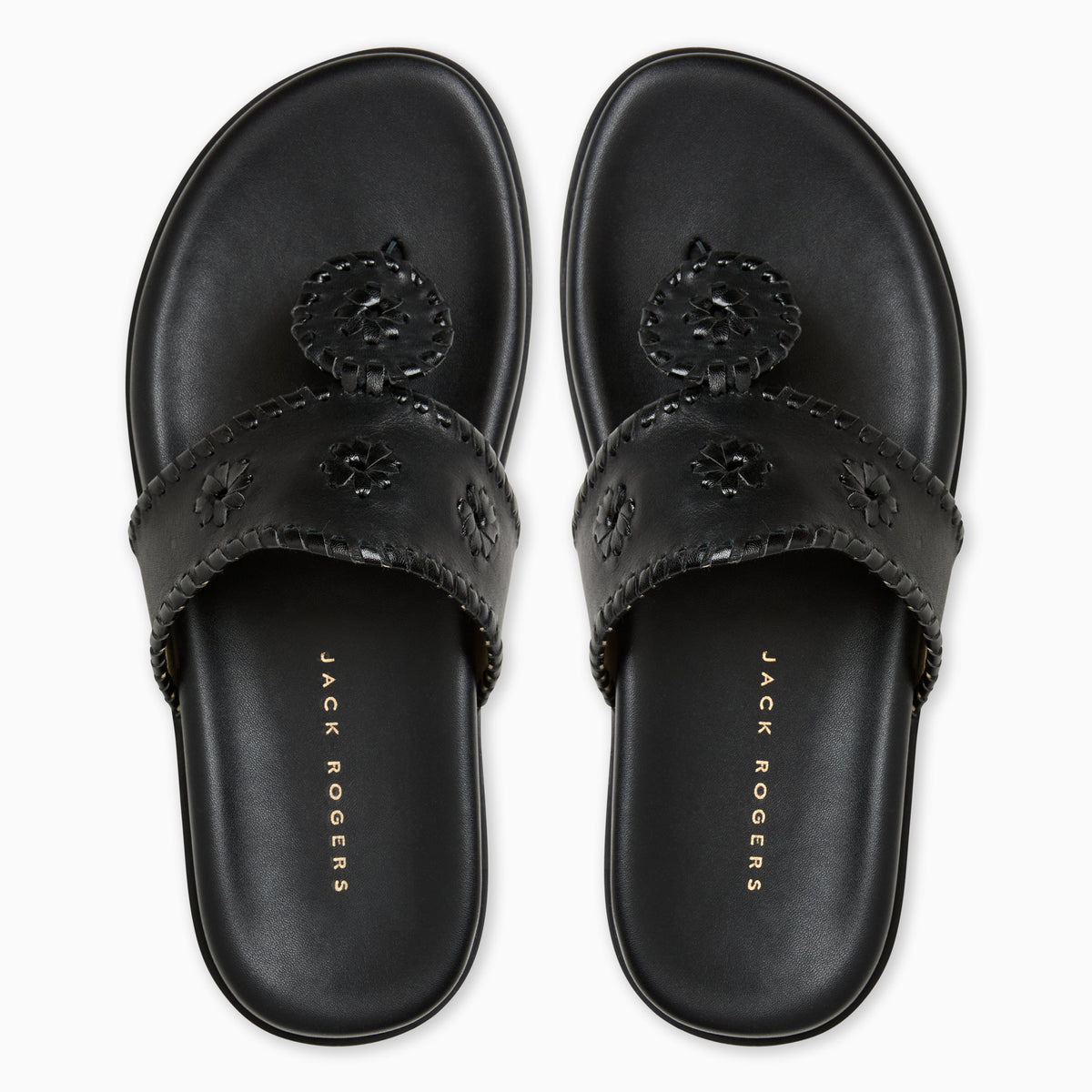 Jacks Comfort Sandal in Black, product view 3