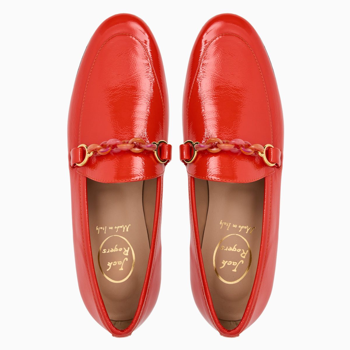 Jack Rogers - Laurito Italian Leather Loafer - Coral - view 4