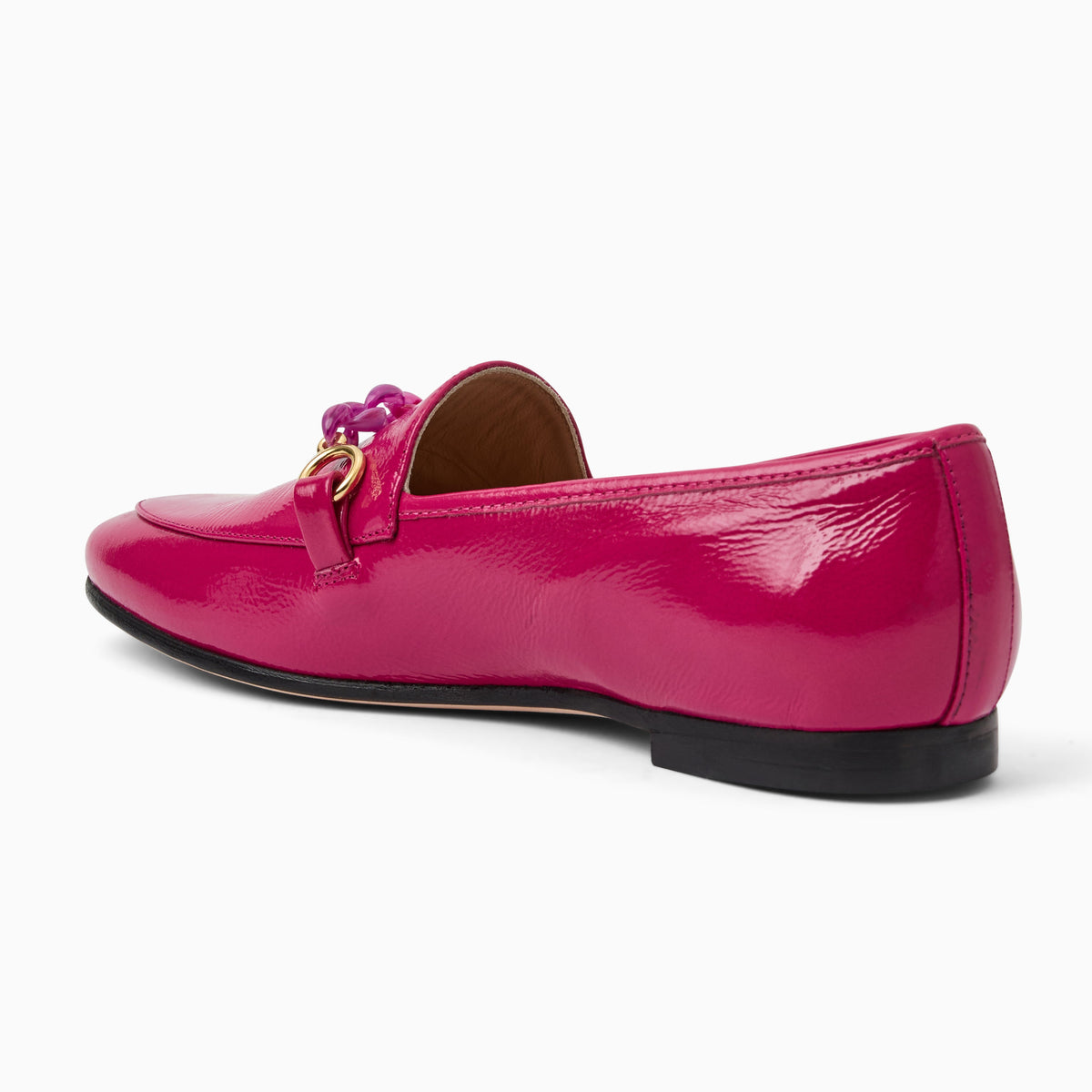 Jack Rogers - Laurito Italian Leather Loafer - Fuchsia - view 5
