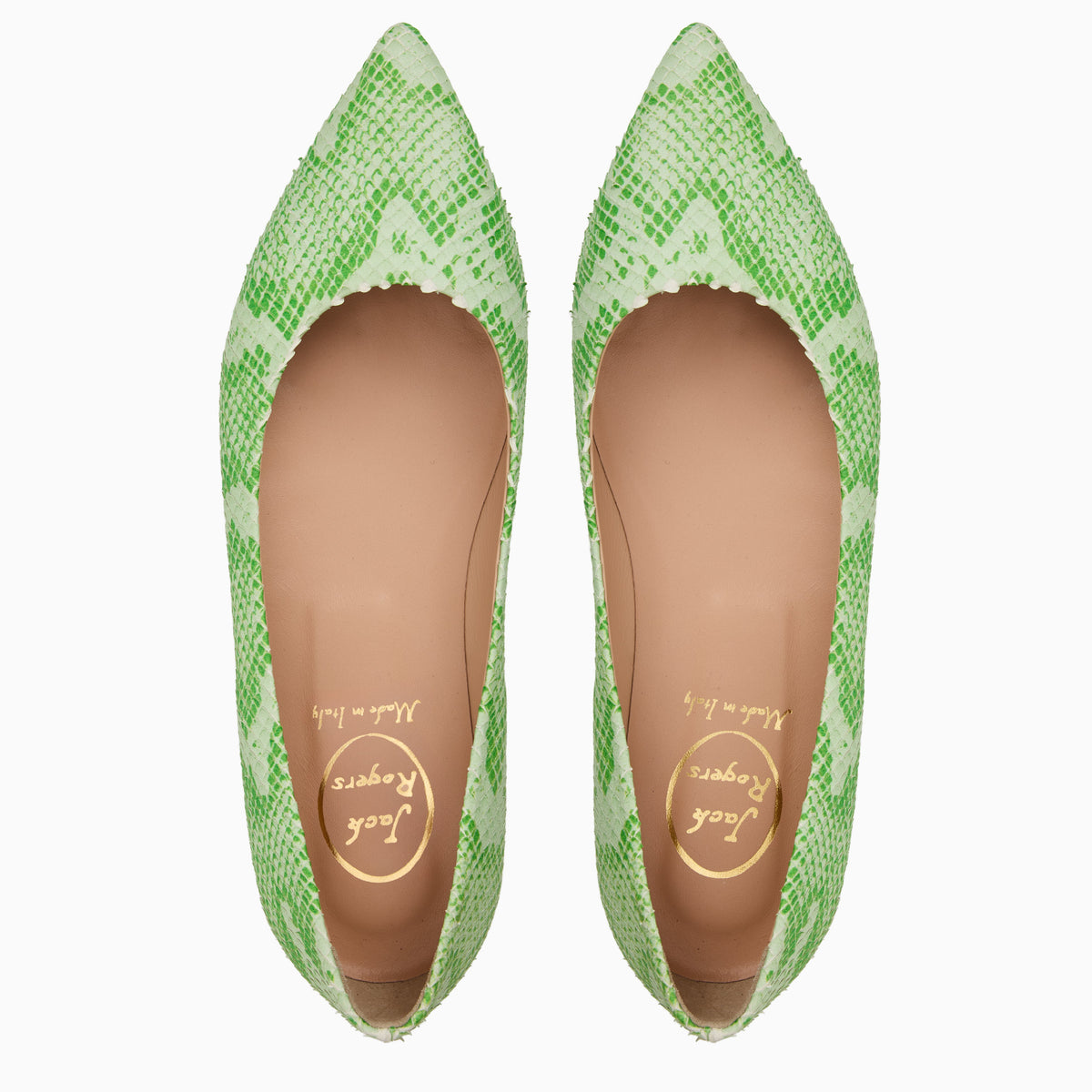 Jack Rogers - Gabrisa Italian Leather Flat - Green - view 4