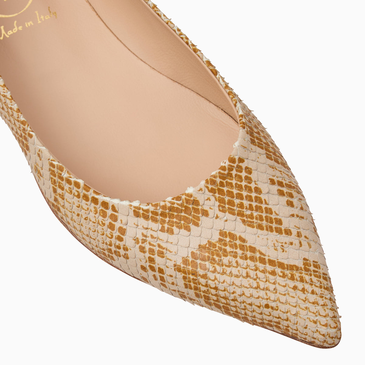 Jack Rogers - Gabrisa Italian Leather Flat - Natural - view 7