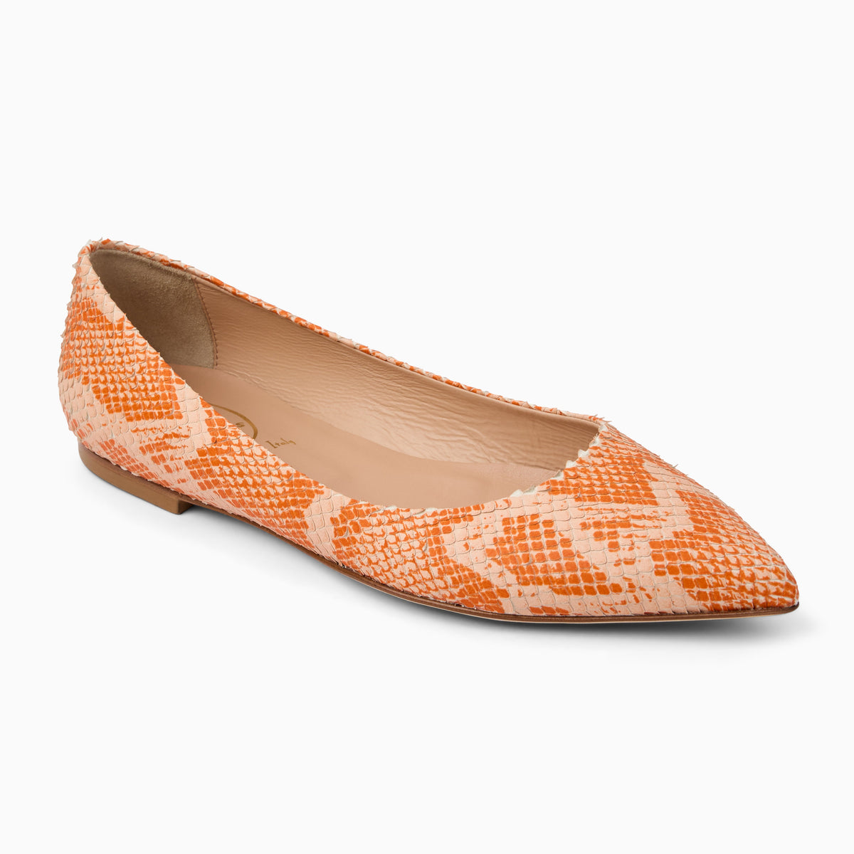 Jack Rogers - Gabrisa Italian Leather Flat - Orange - view 1