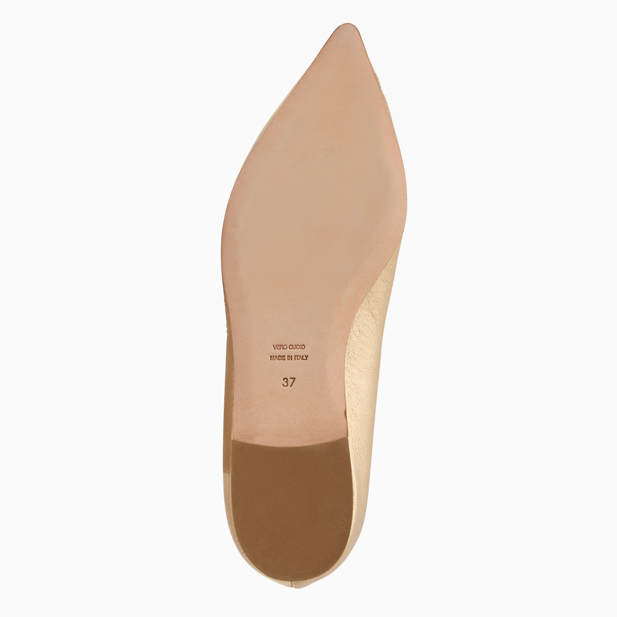 Jack Rogers - Gabrisa Italian Leather Flat - Metallic Platinum - view 6