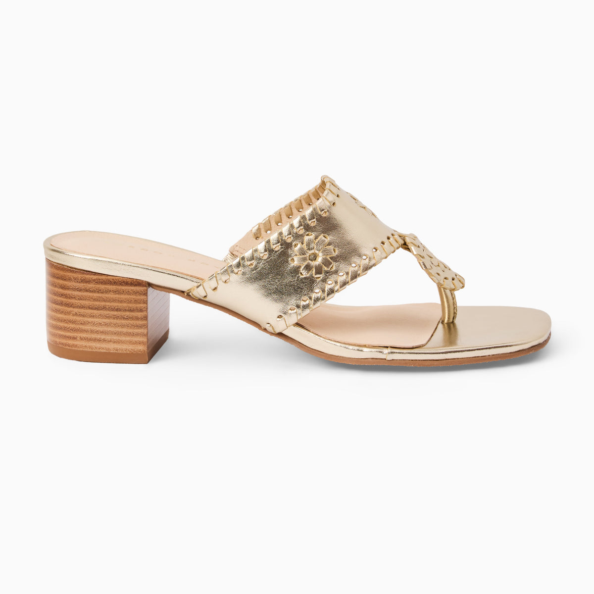 Jack Rogers - Jacks City Heel - Metallic Platinum - view 2