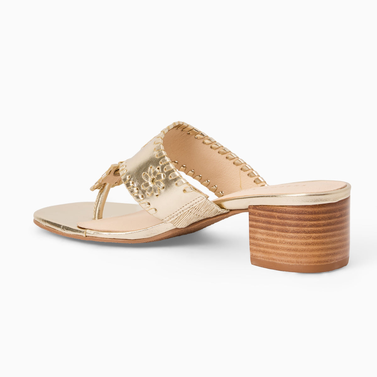 Jack Rogers - Jacks City Heel - Metallic Platinum - view 4