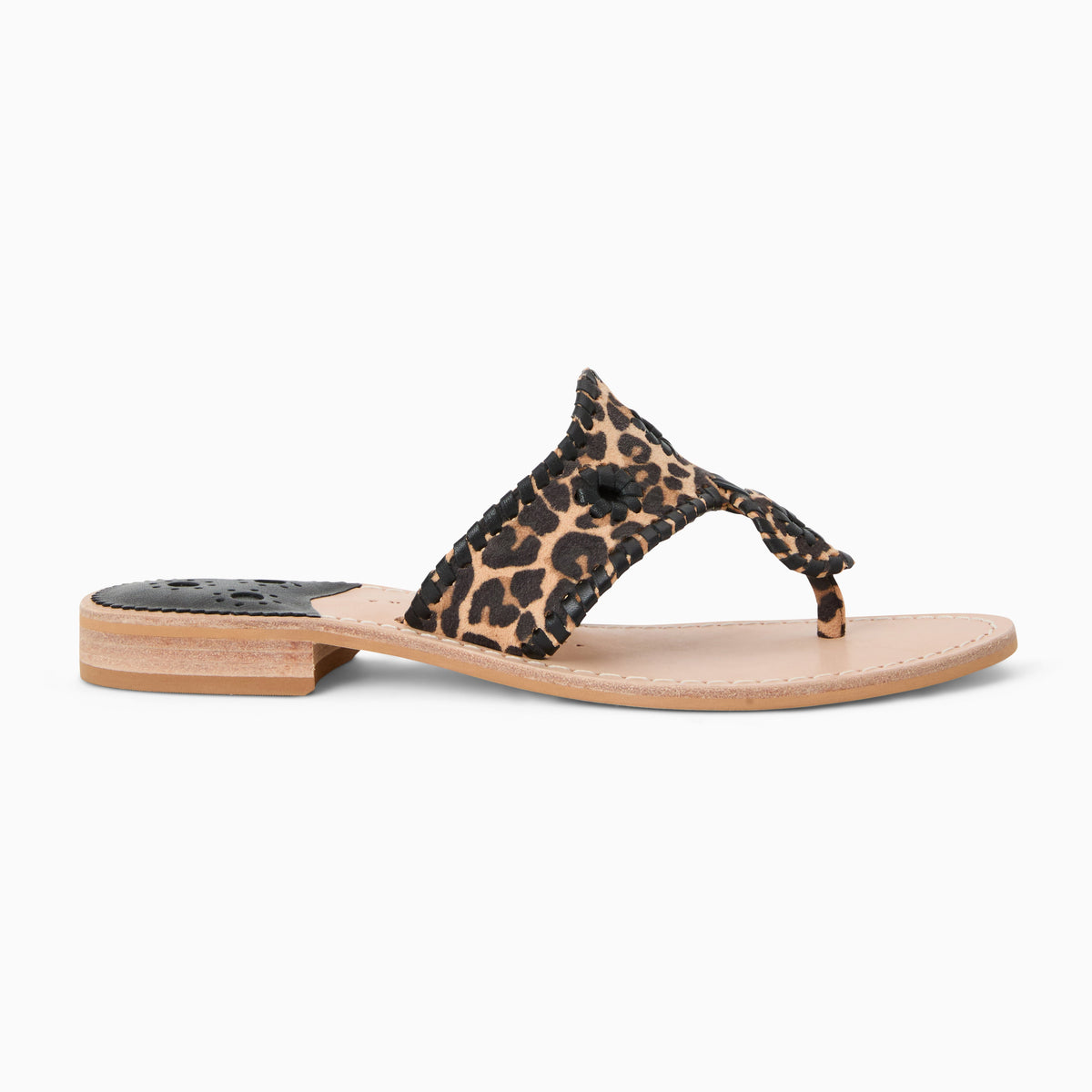 Original Jacks Sandal in Suede Leopard, product view 2