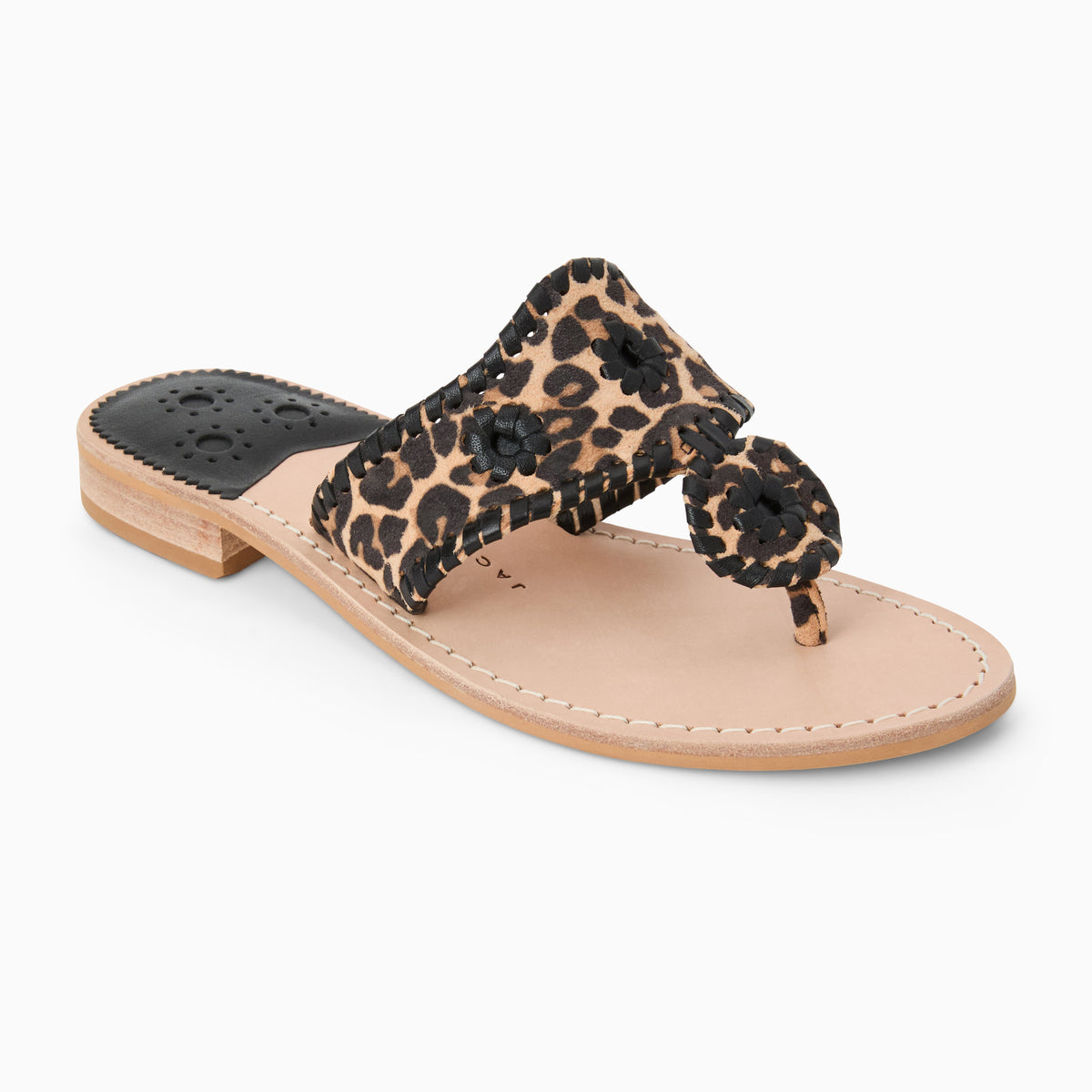 Original Jacks Sandal in Suede Leopard, product view 1