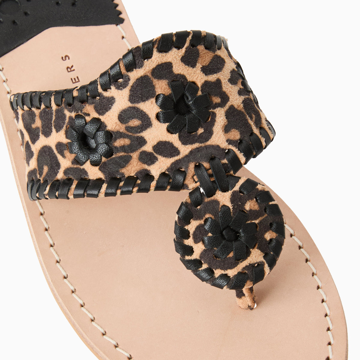 Original Jacks Sandal in Suede Leopard, product view 6