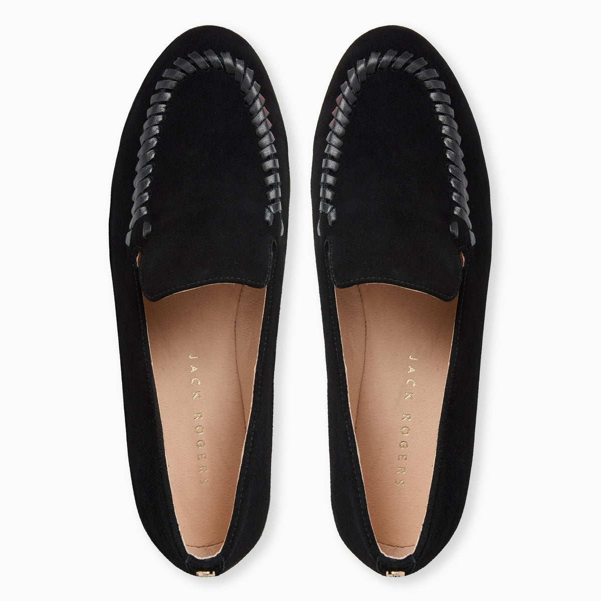 Jack Rogers - Camden Suede Loafer - Suede Black - view 3