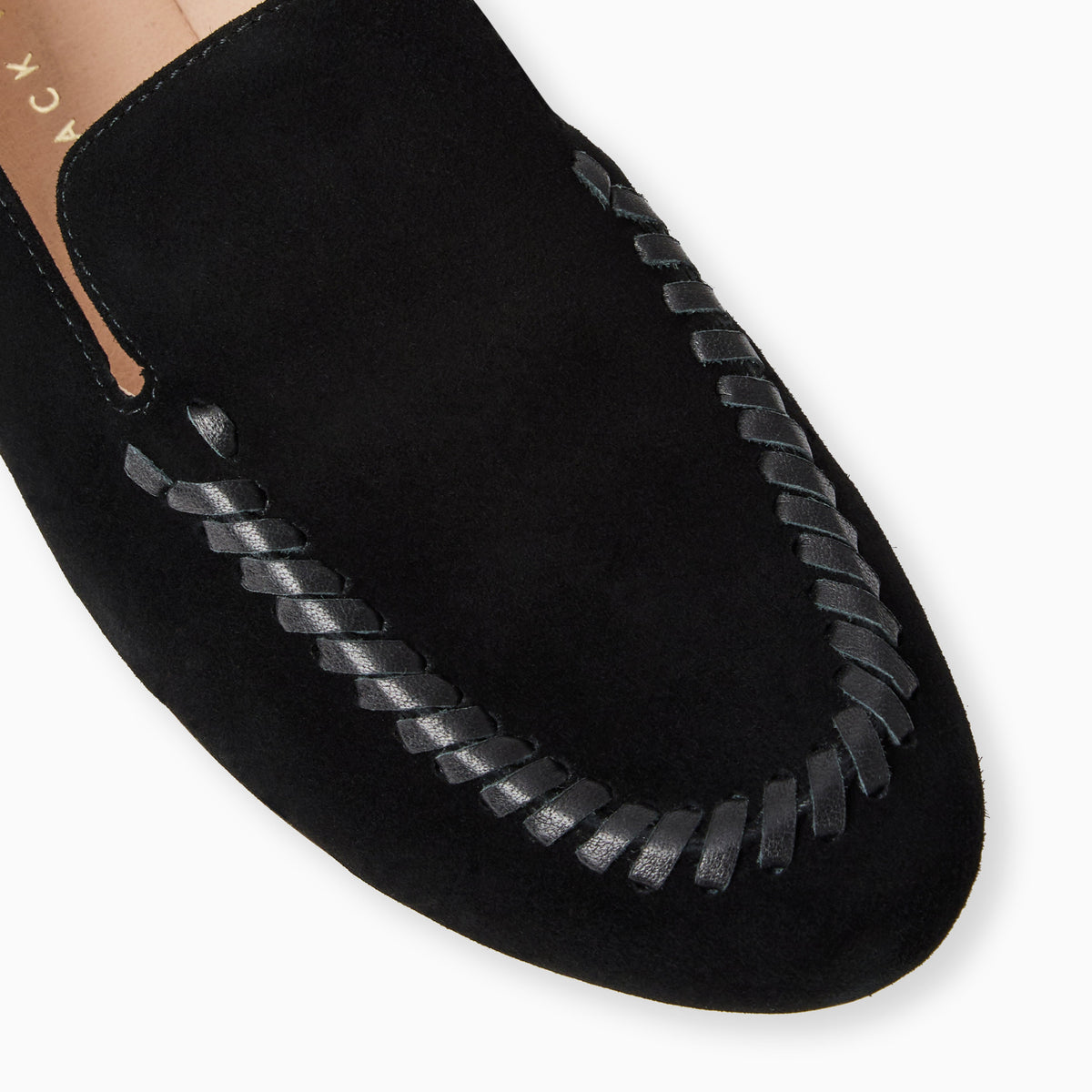 Jack Rogers - Camden Suede Loafer - Suede Black - view 6