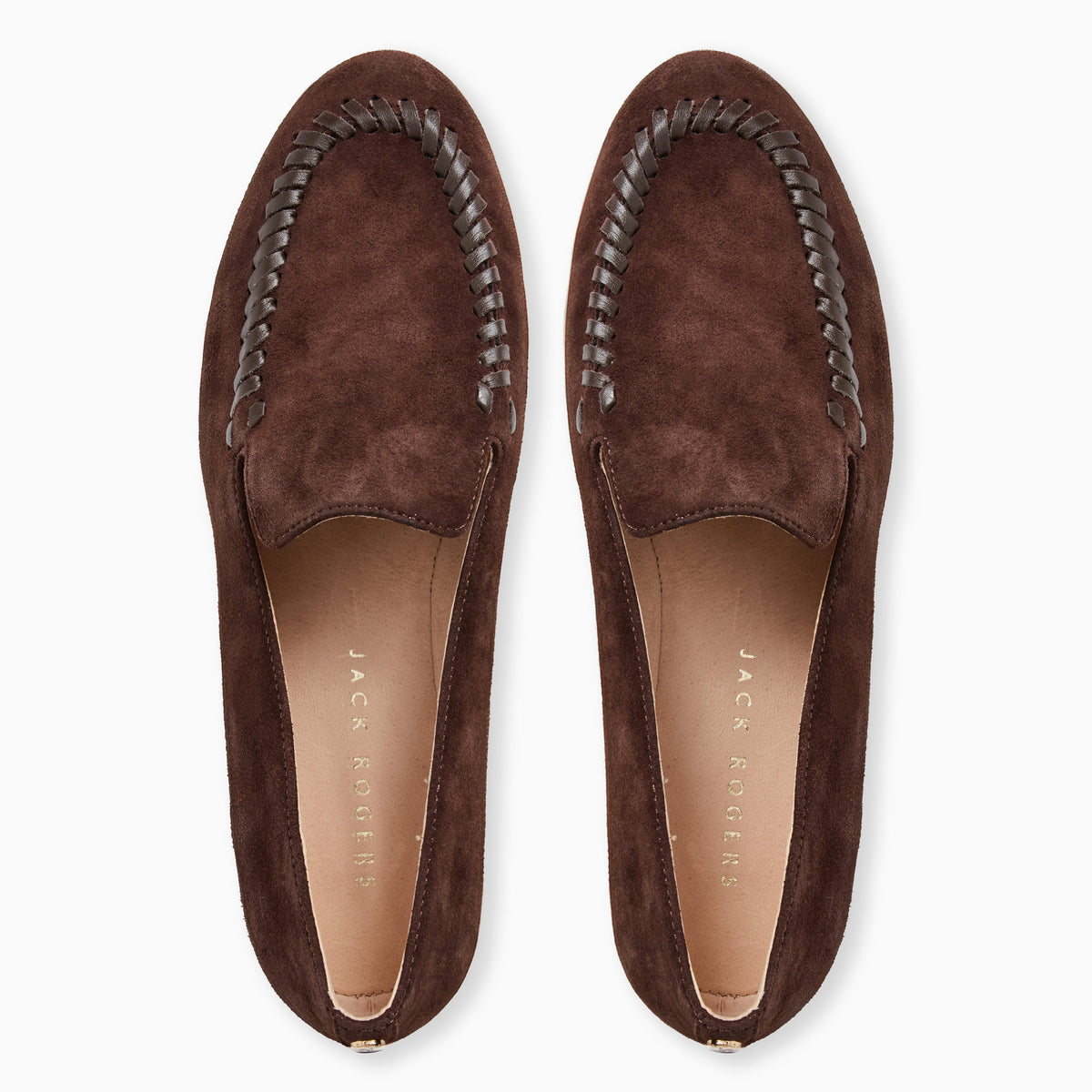 Jack Rogers - Camden Suede Loafer - Suede Hot Fudge - view 3