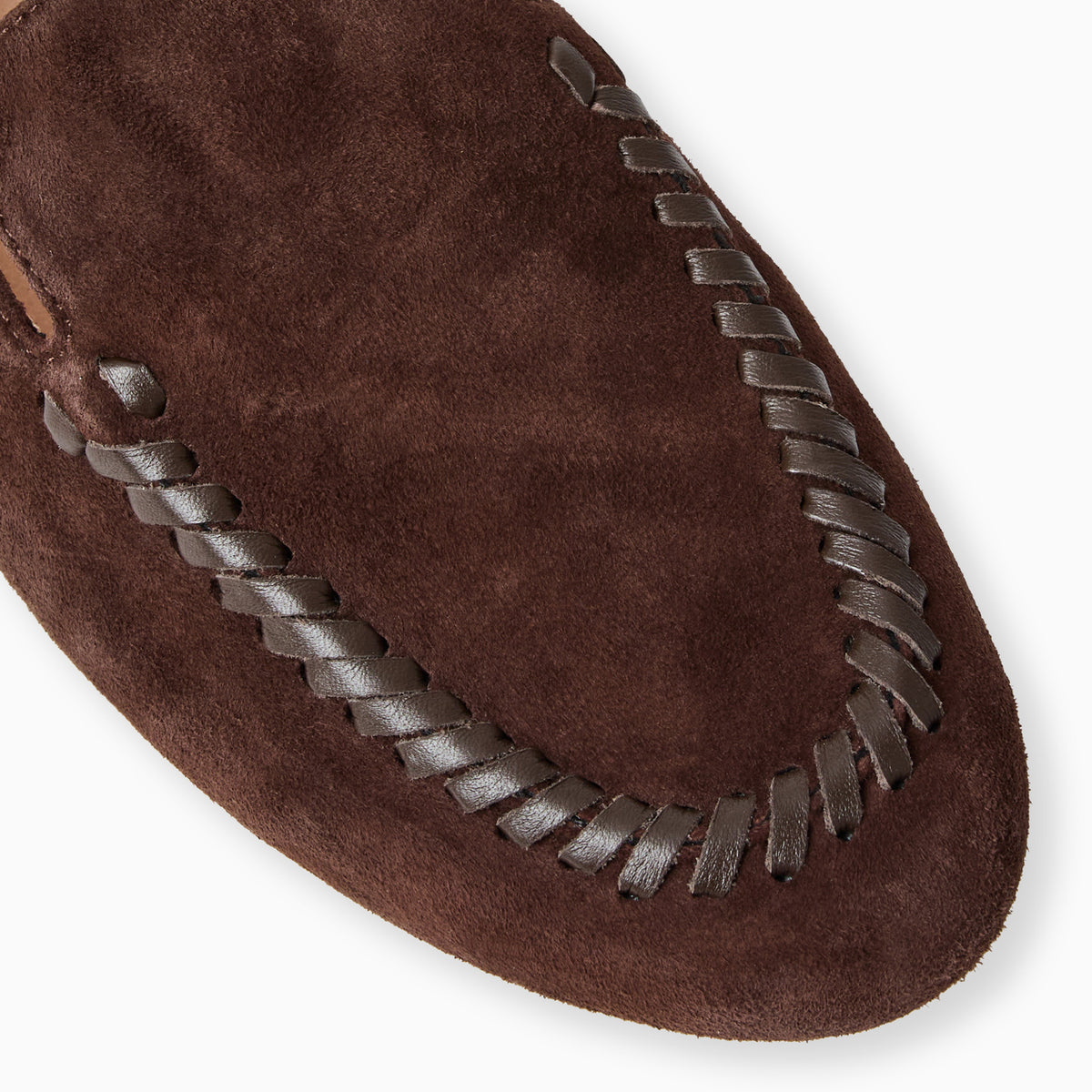 Jack Rogers - Camden Suede Loafer - Suede Hot Fudge - view 6