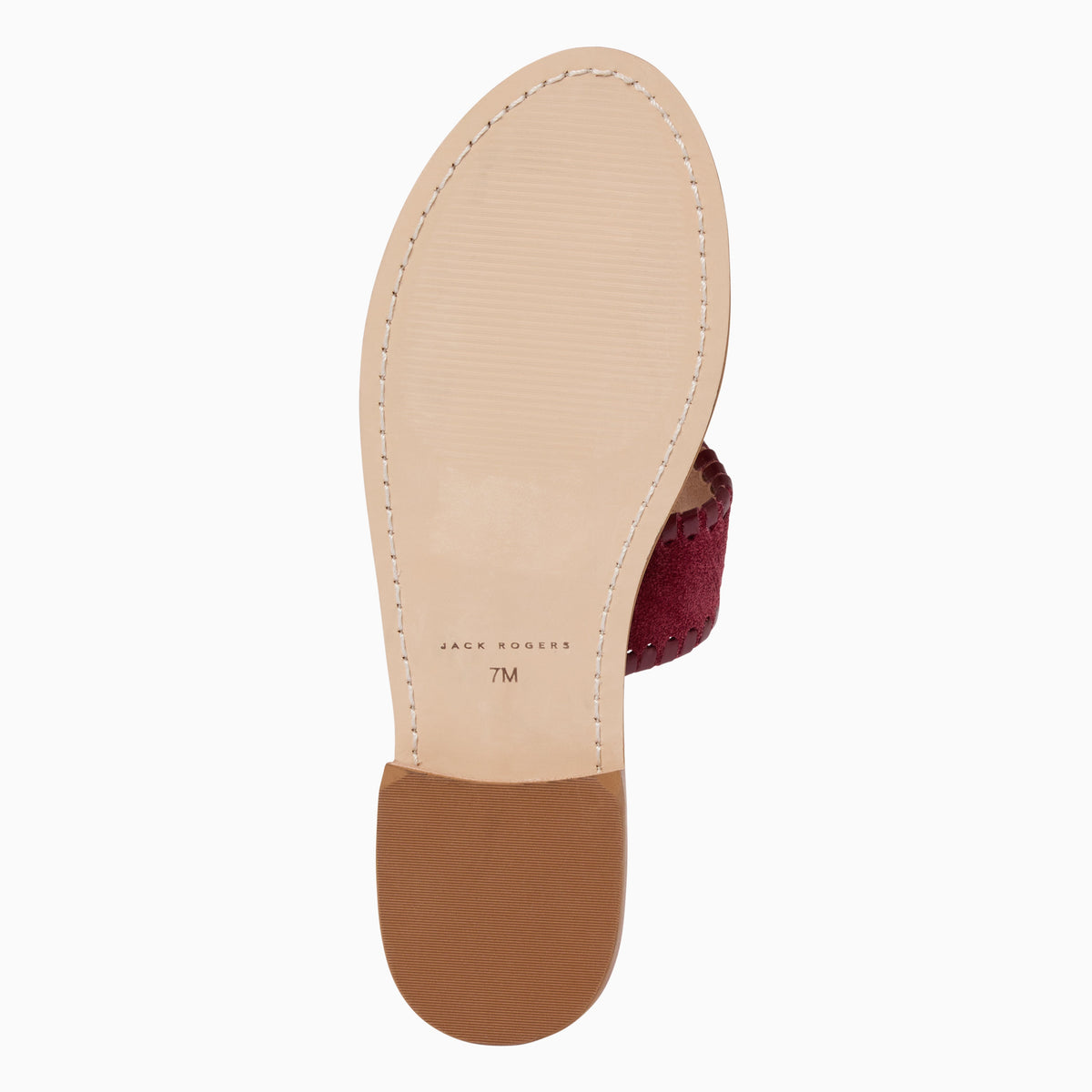 Original Jacks Sandal in Suede Cabernet, product view 5