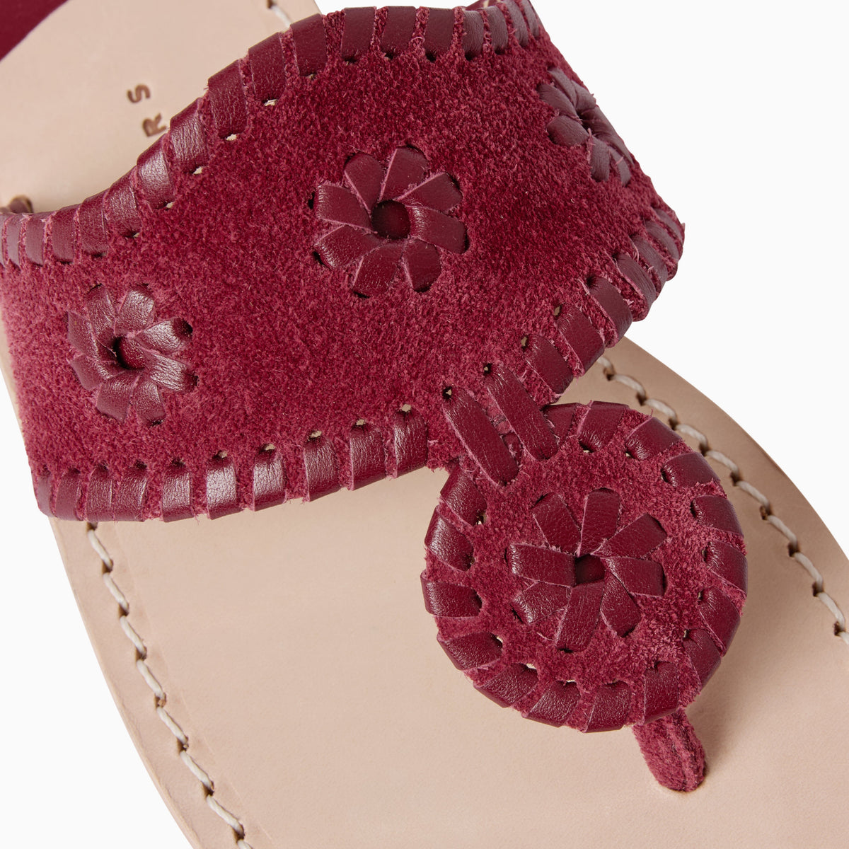 Original Jacks Sandal in Suede Cabernet, product view 6