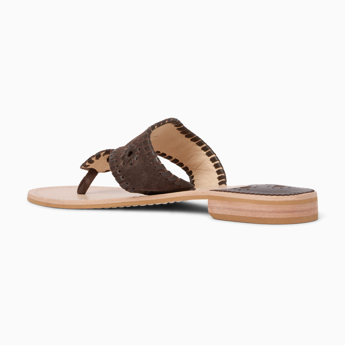 Original Jacks Sandal in Suede Brown, product view 4