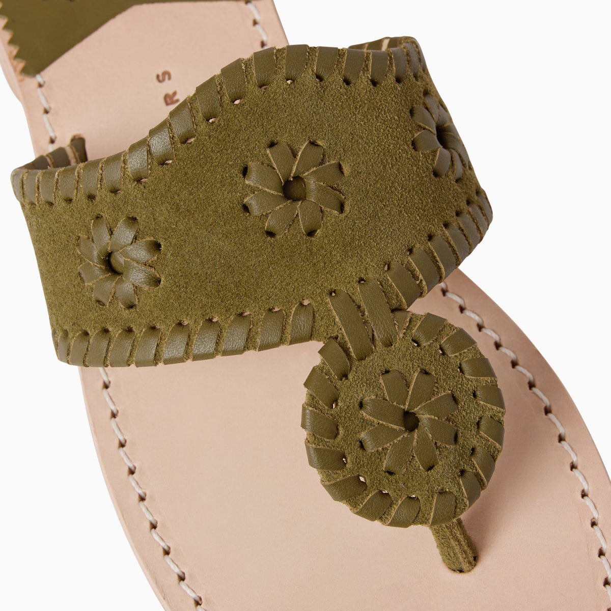 Original Jacks Sandal in Suede Olive, product view 6