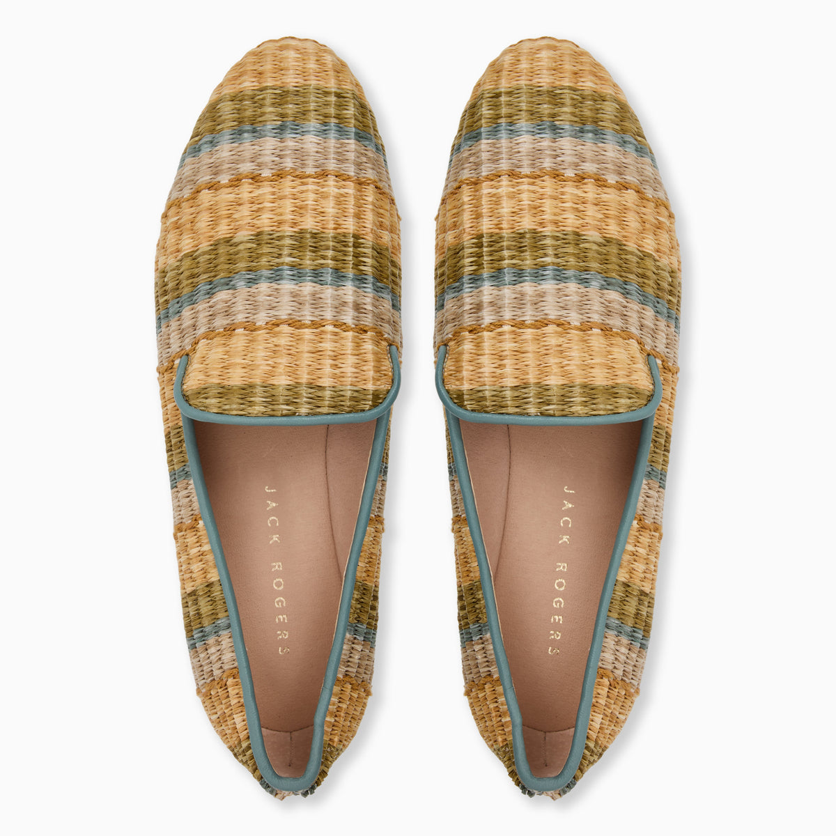 Jack Rogers - Bradley Loafer - Seafoam Stripe - view 3
