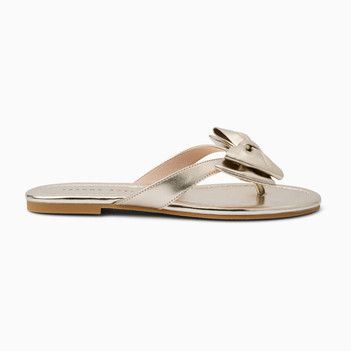 Jack Rogers - Vannah Bow Sandal - Metallic Platinum - view 2
