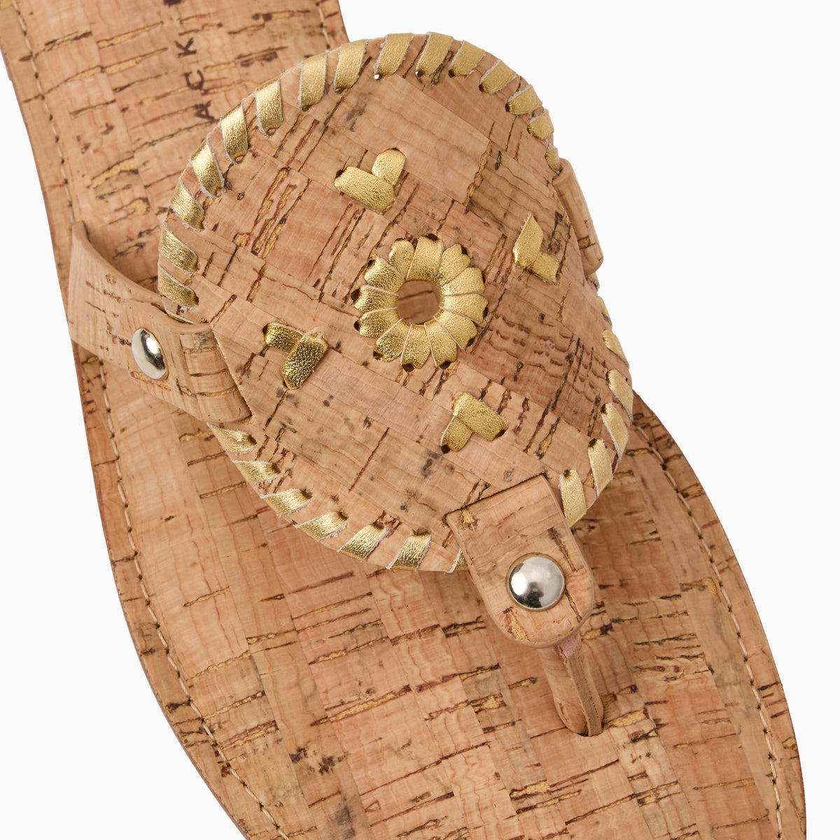 Jack Rogers - Collins Sandal - Cork & Metallic Gold - view 6
