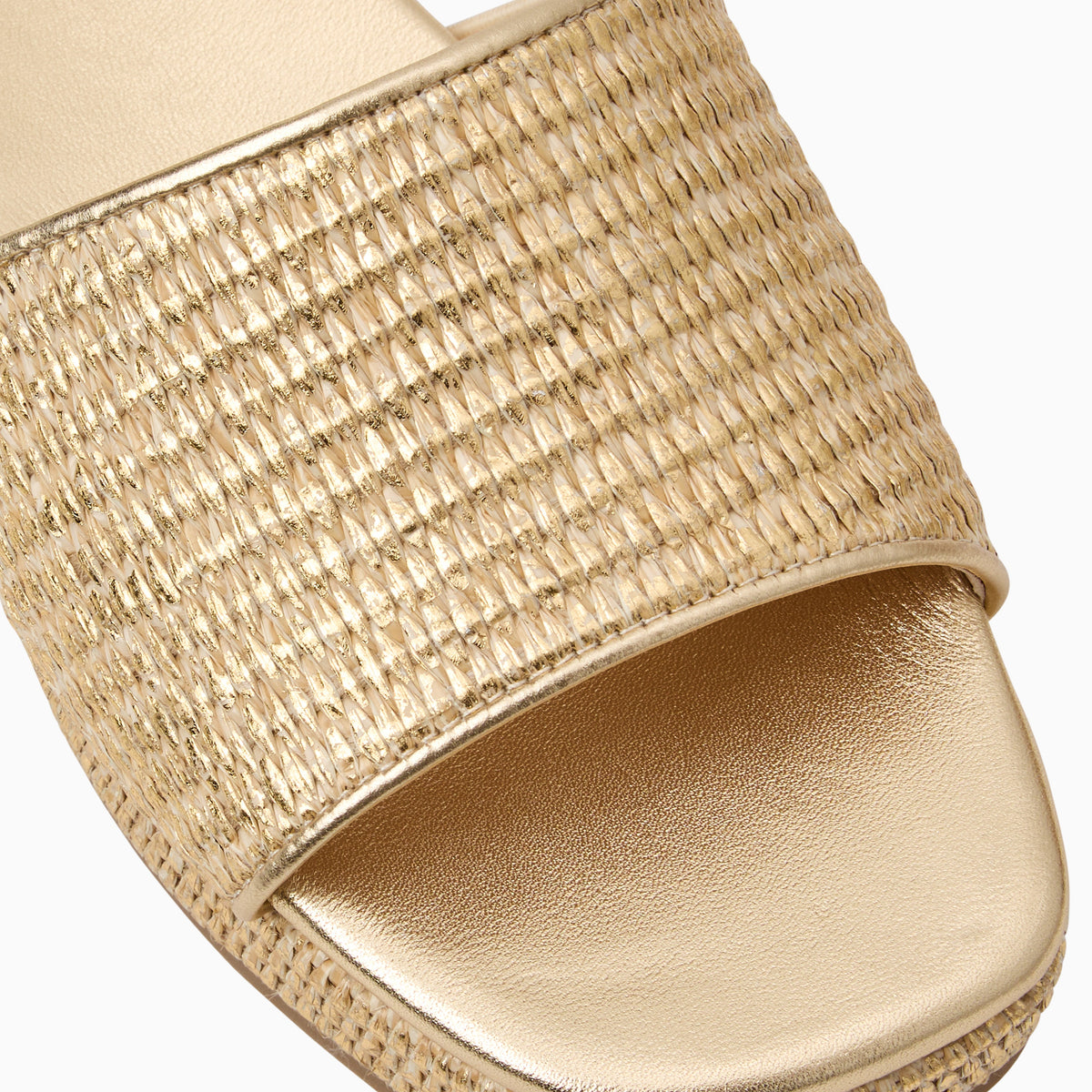 Jack Rogers - Bay Flatform Slide - Metallic Gold - view 6
