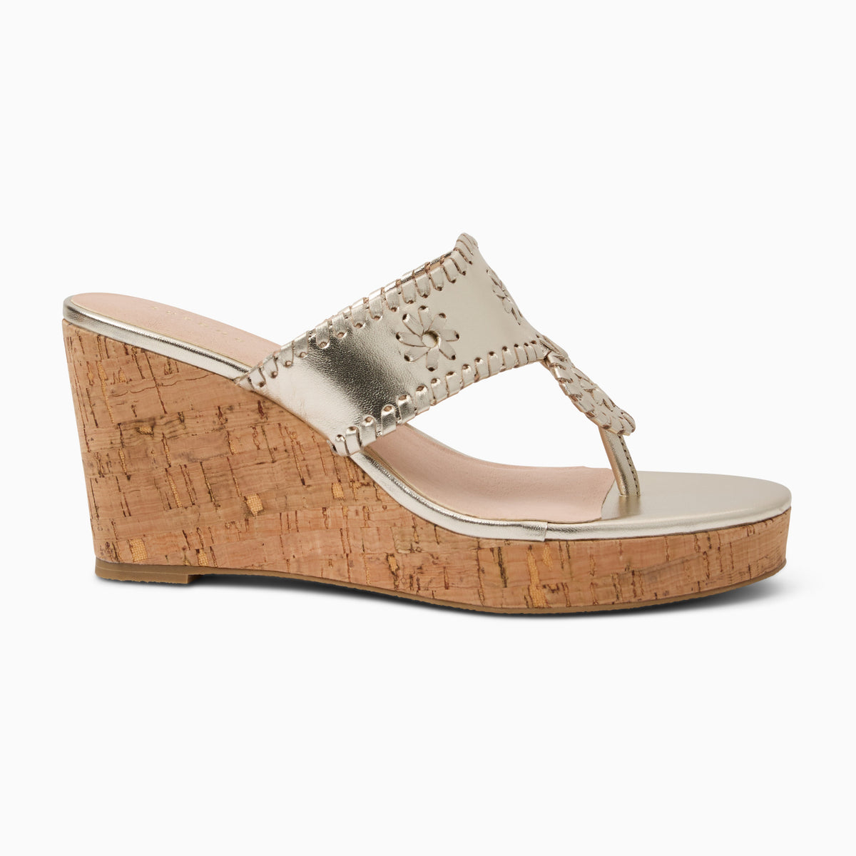 Jack Rogers - Jacks High Wedge - Metallic Platinum - view 2