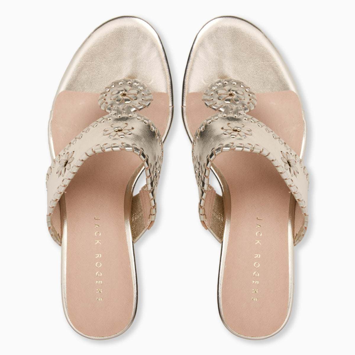 Jack Rogers - Jacks High Wedge - Metallic Platinum - view 3