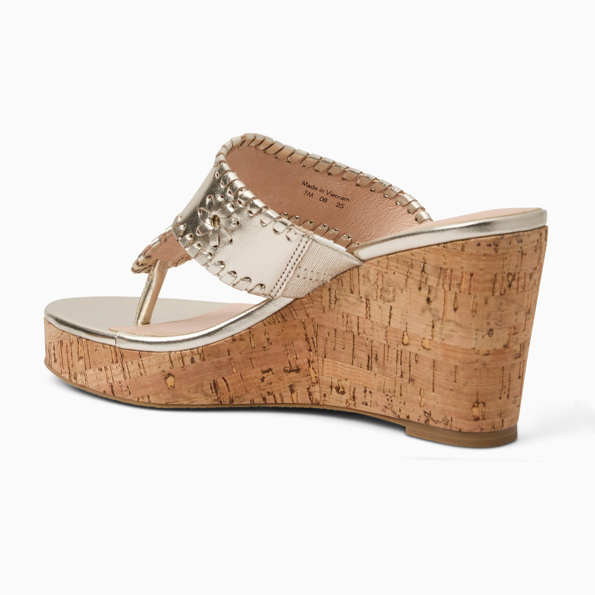Jack Rogers - Jacks High Wedge - Metallic Platinum - view 4