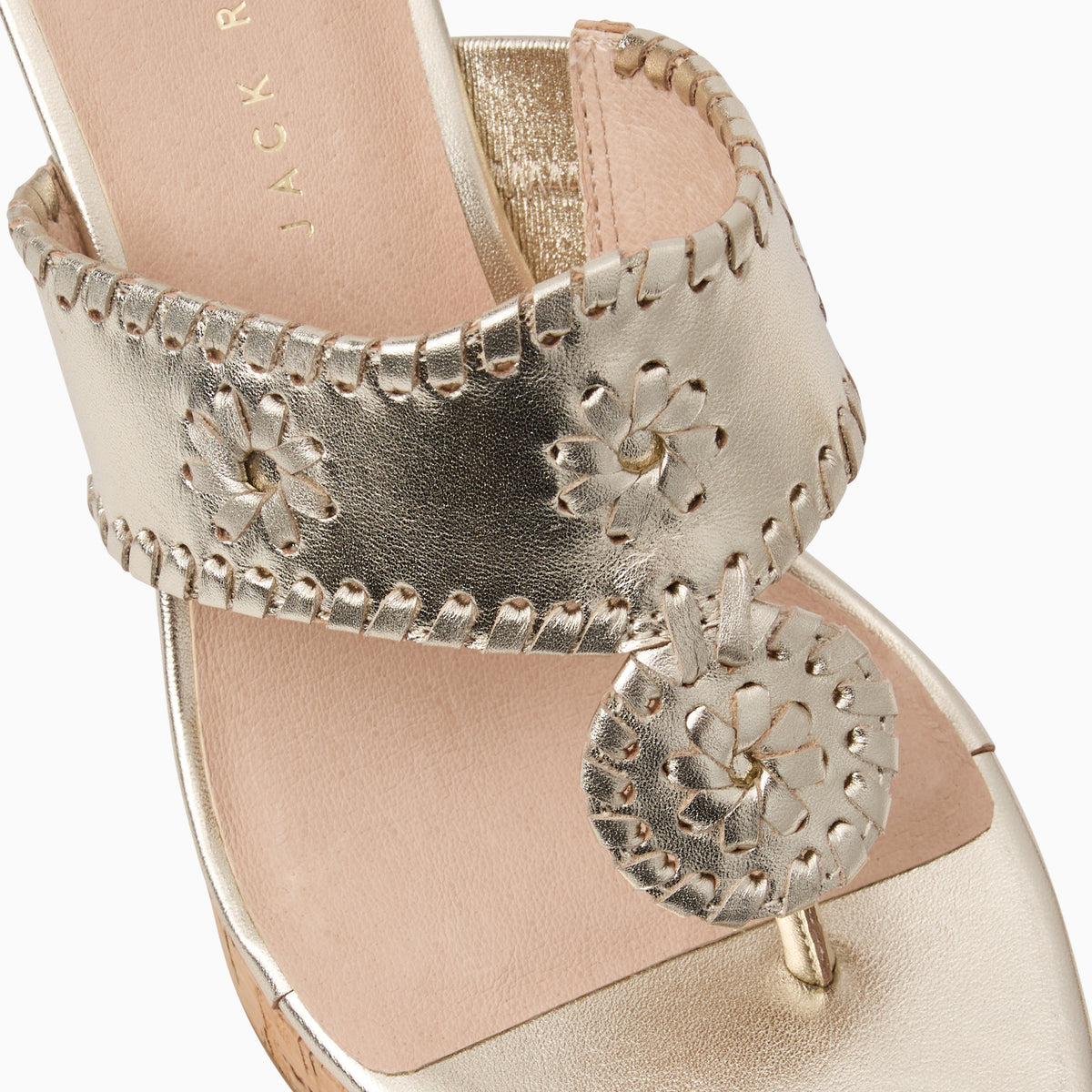 Jack Rogers - Jacks High Wedge - Metallic Platinum - view 6