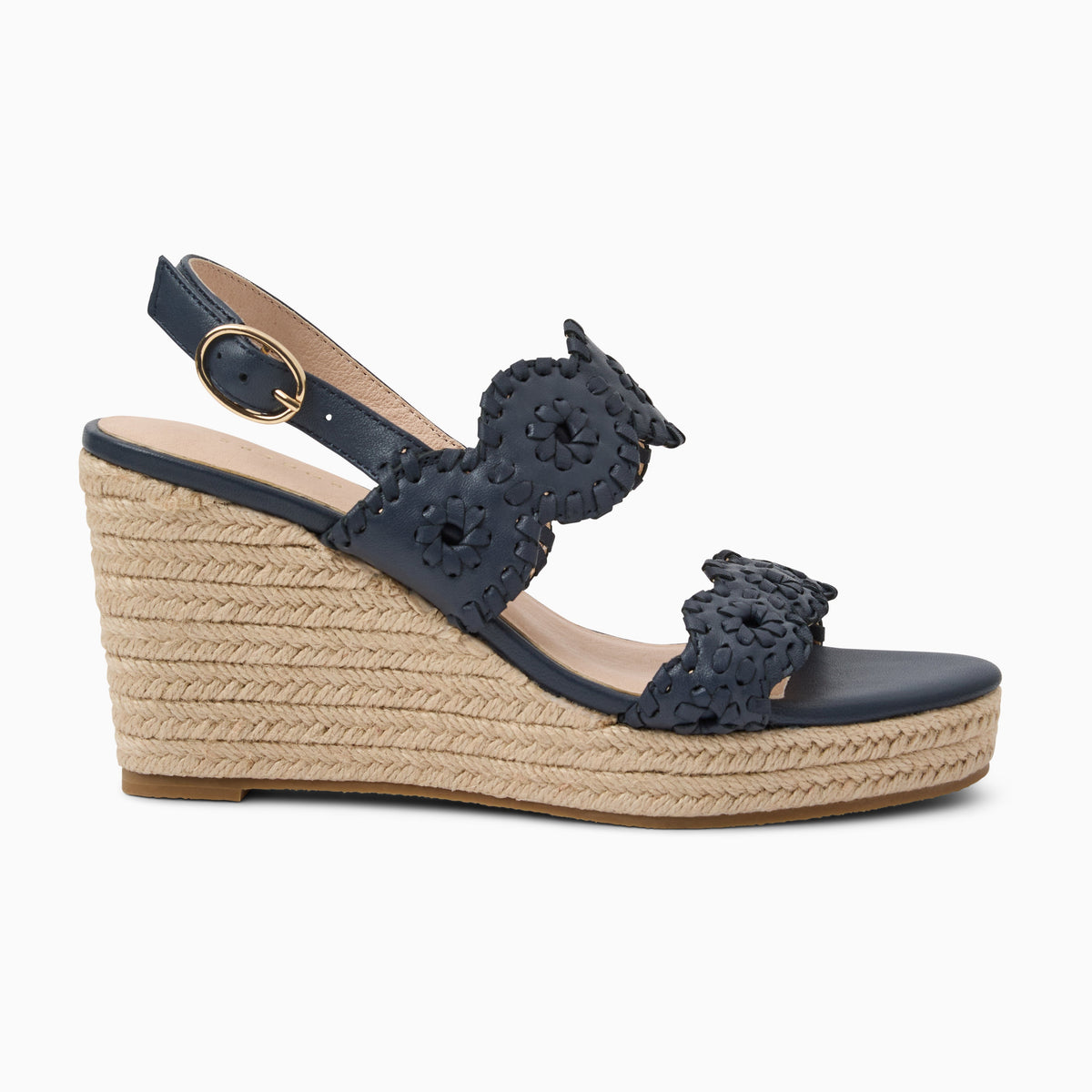 Jack Rogers - Laurin High Wedge - Navy - view 2