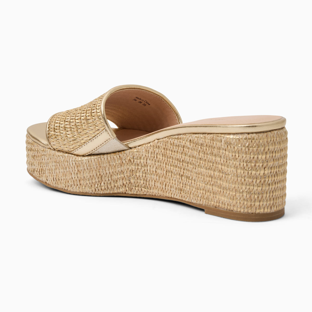 Jack Rogers - Bay Mid Wedge - Metallic Gold - view 4