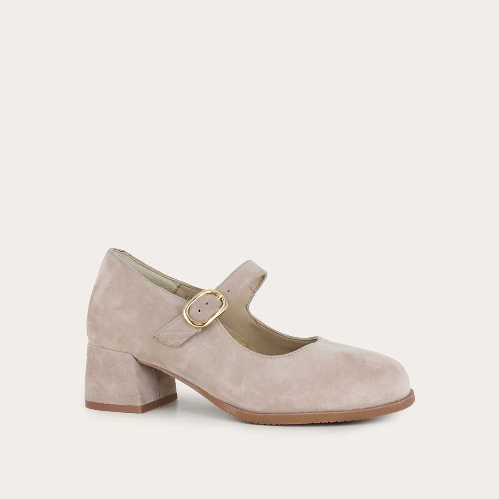 Simile in Mink Beige Suede, product view 2