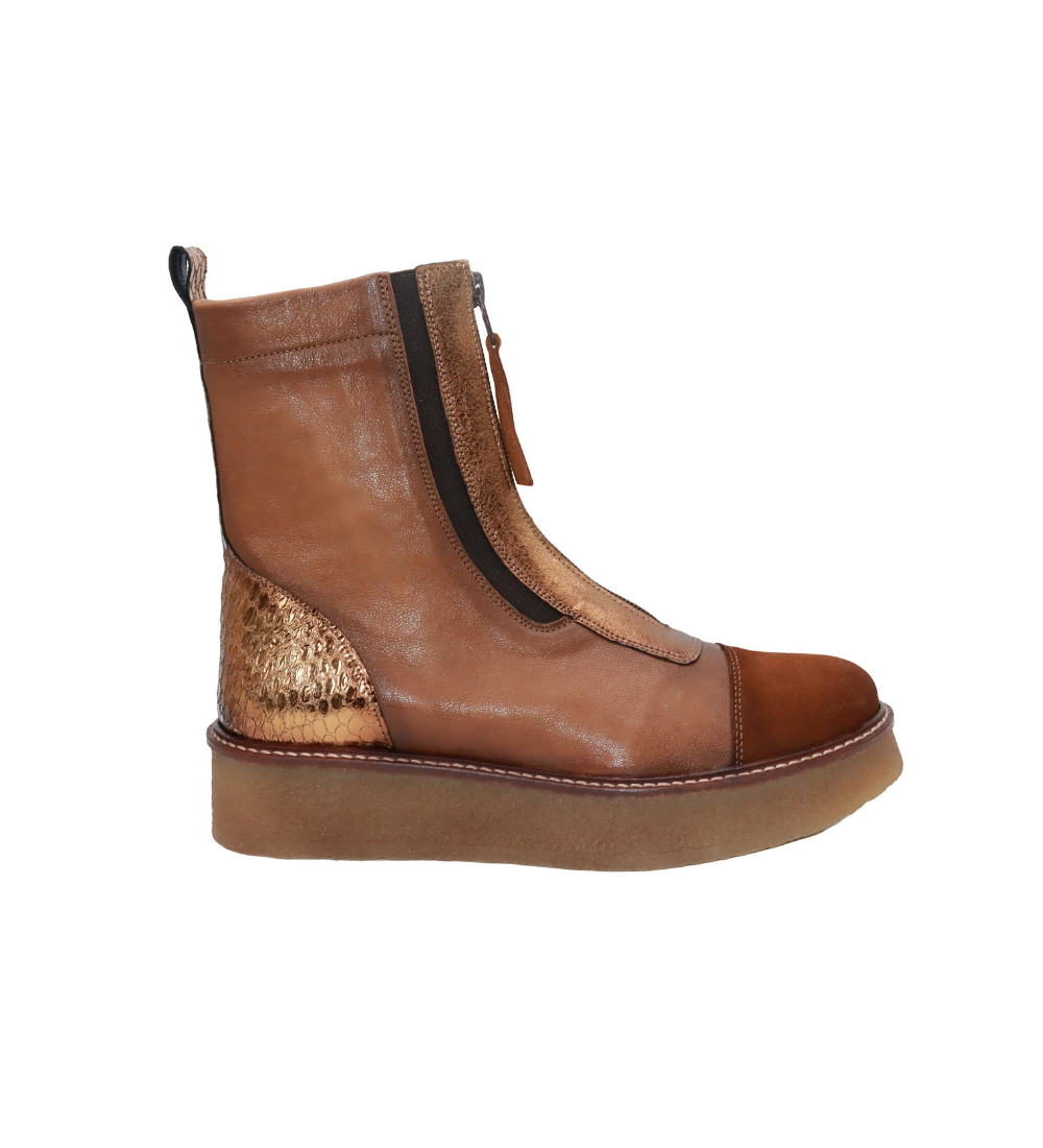 Eric Michael Baja in TAN METALLIC — view 1