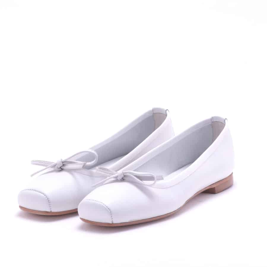 Michele Lopriore Paloma Nappa Ballet Flat, Nappa Bianca, product view