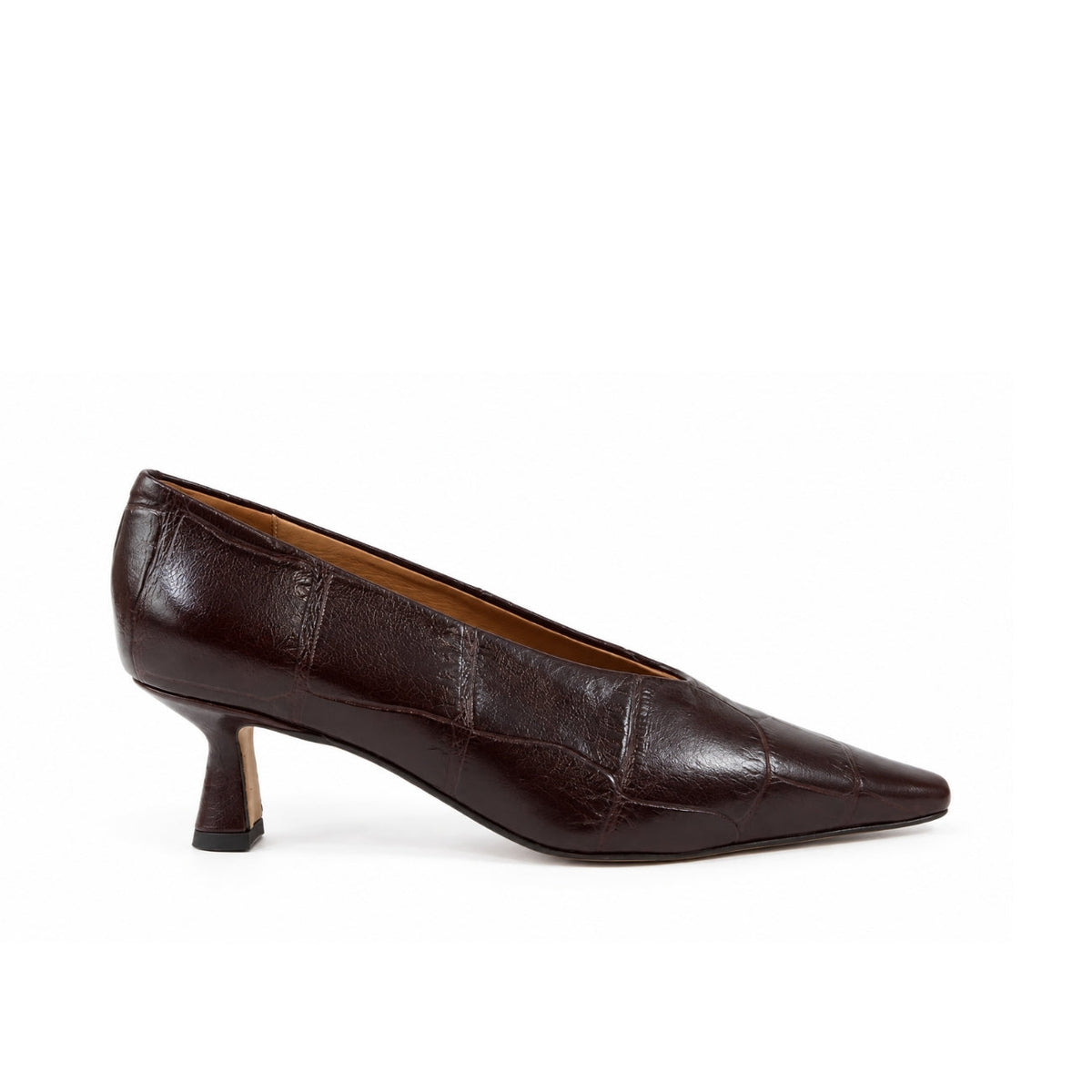 Michele Lopriore Vivienne Limited Edition Pump, Printed Croco Brown, product view