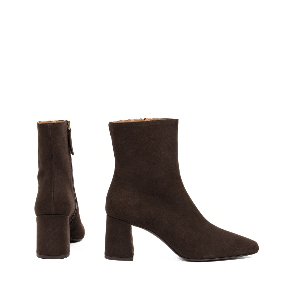 Michele Lopriore Carmen Booties, Suede Brown, gallery view 3