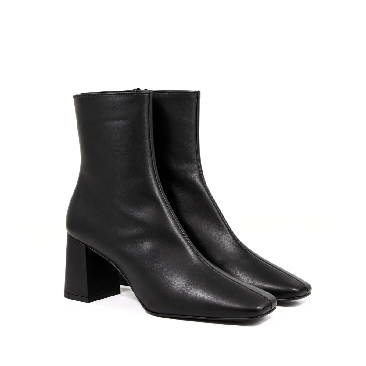 Michele Lopriore Carmen Booties, Leather Black, gallery view 3