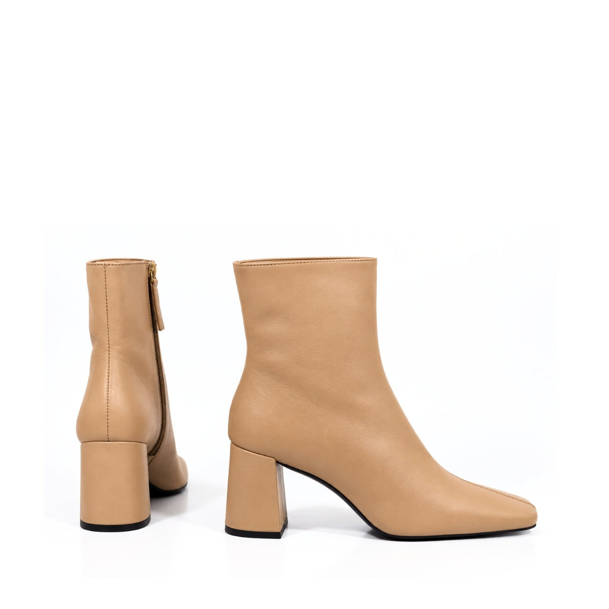 Michele Lopriore Carmen Booties, Leather Nude, gallery view 3
