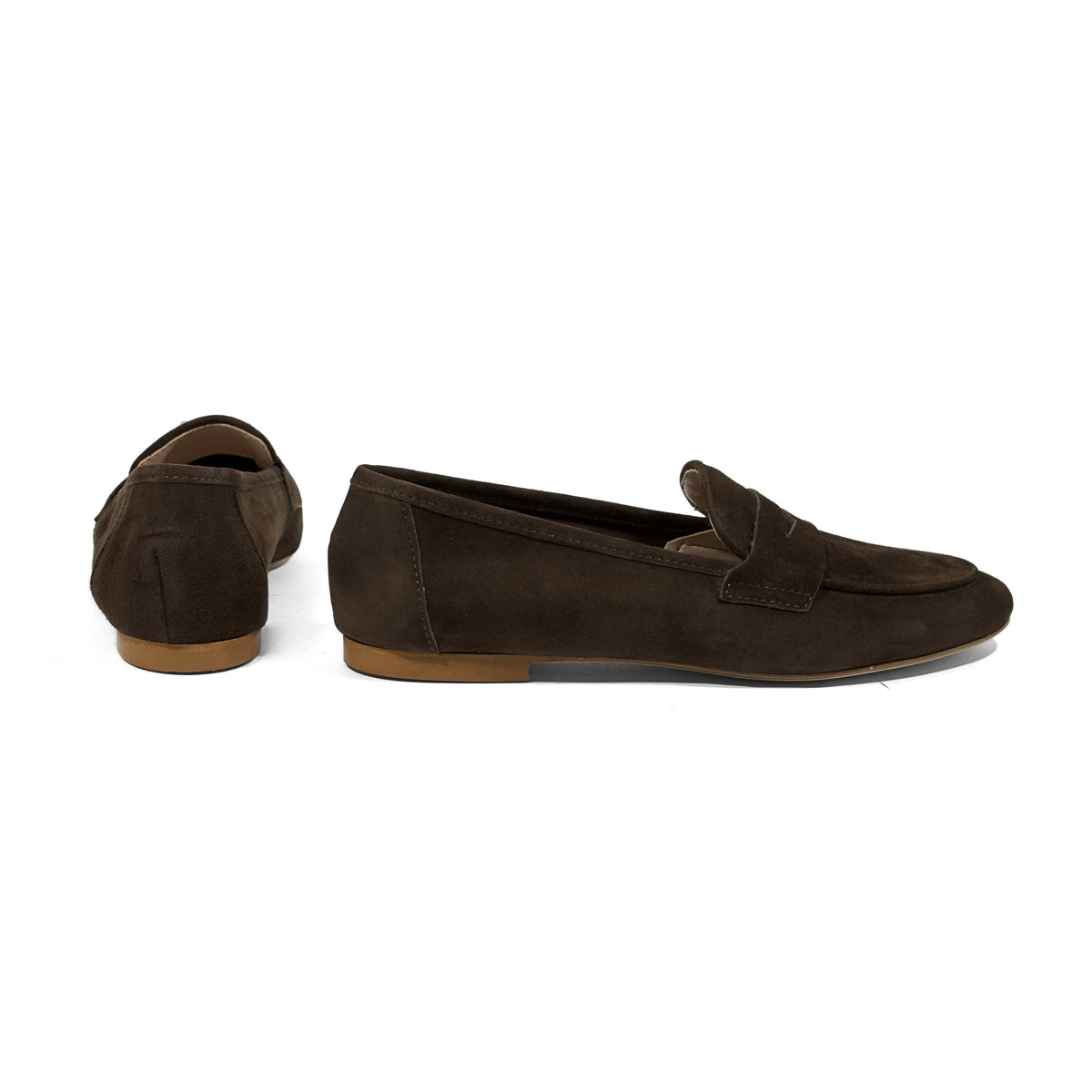Michele Lopriore Paola Moccasin, suede brown, gallery view 2