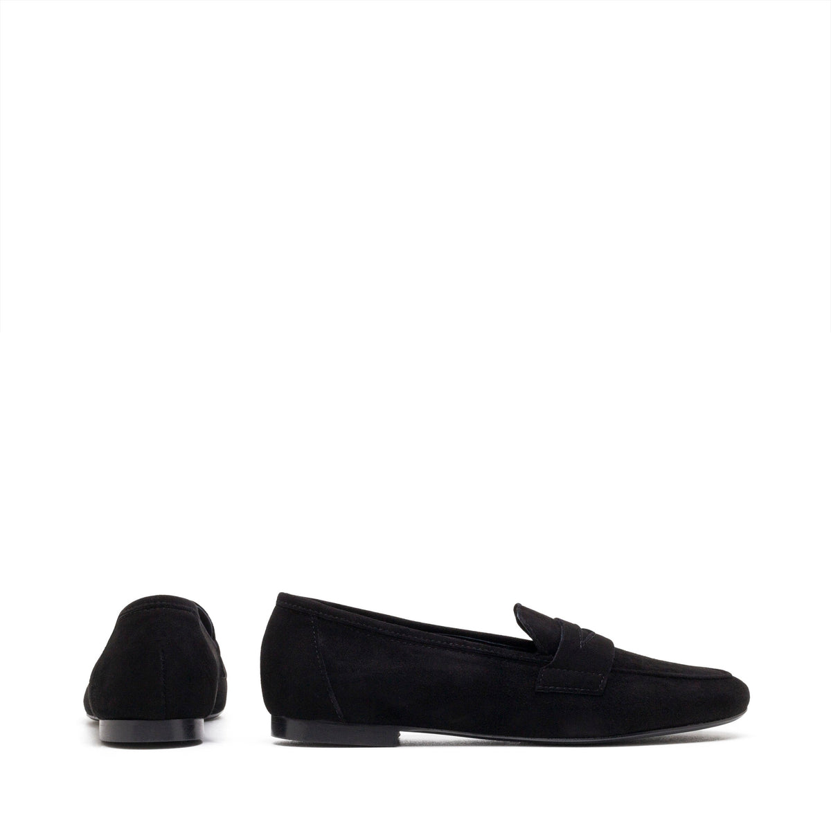 Michele Lopriore Paola Moccasin, suede black, gallery view 2