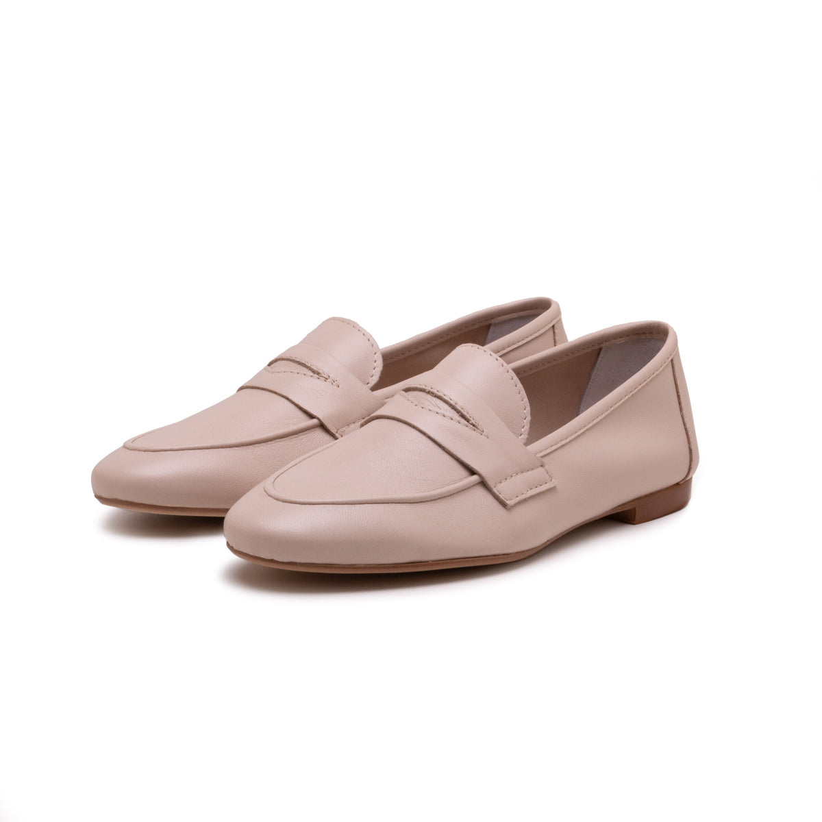 Michele Lopriore Paola Moccasin, leather cream, gallery view 3