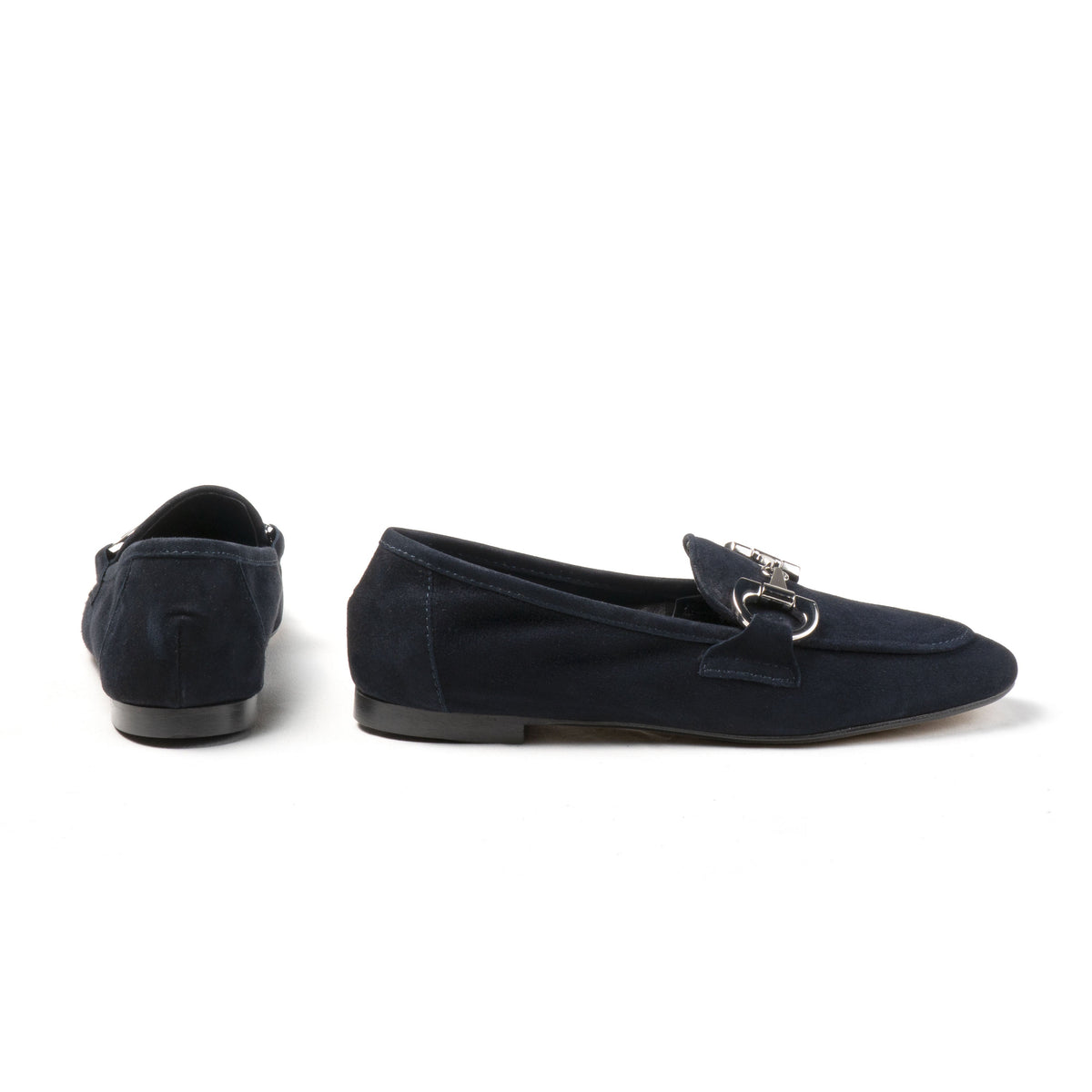 Michele Lopriore Marzia Loafer, suede blue, gallery view 2