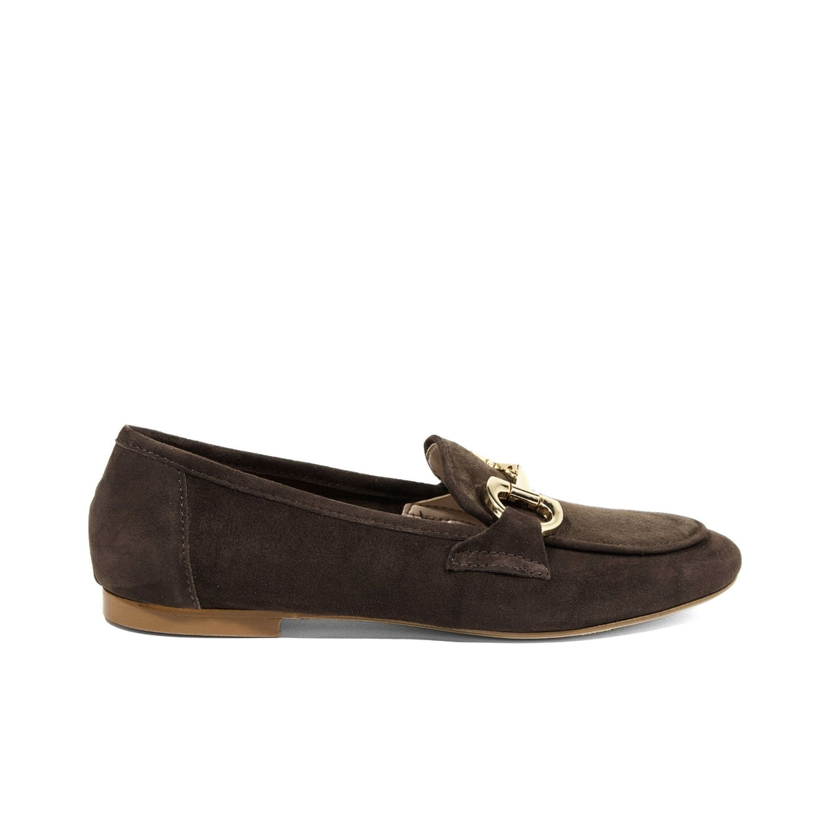 Michele Lopriore Marzia Loafer, suede brown, product view