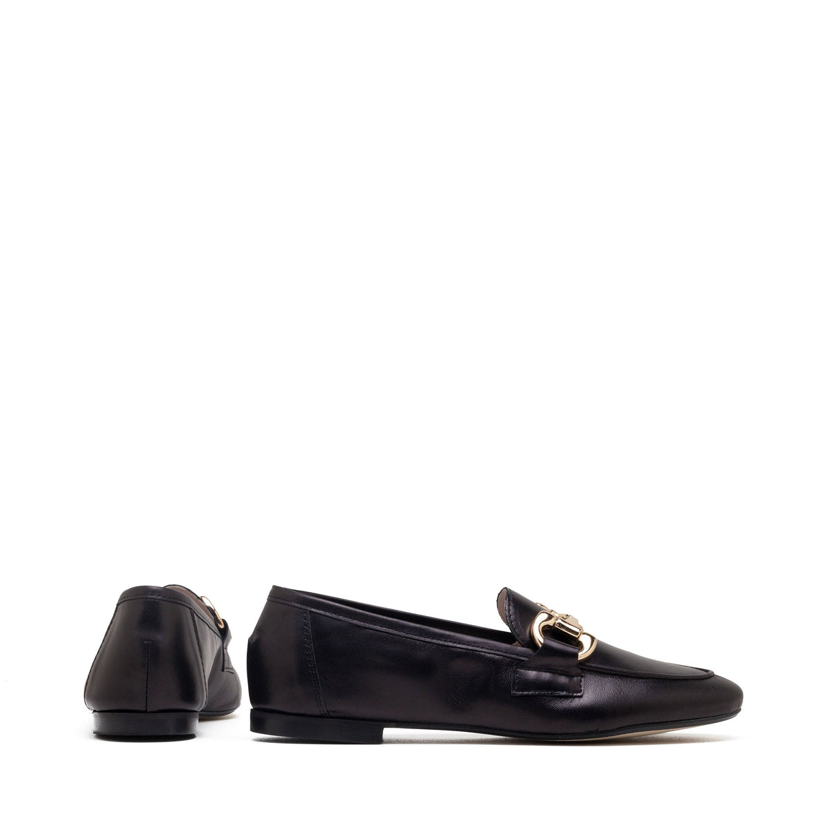 Michele Lopriore Marzia Loafer, black leather, gallery view 2