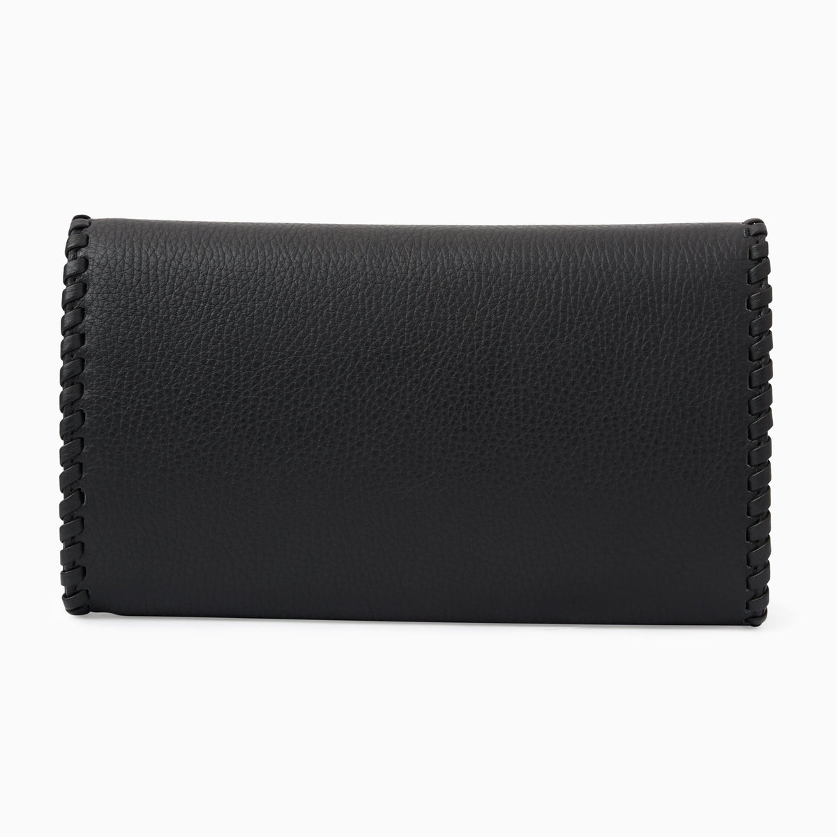 Gabriella Italian Leather Crossbody in Black, product view 3