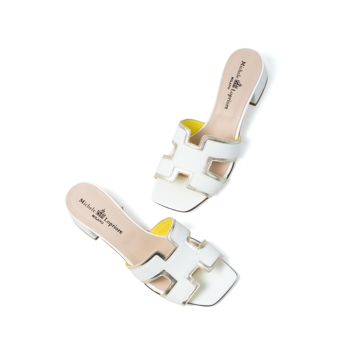Michele Lopriore Ponza Sandals, Nappa Bianco, gallery view 4