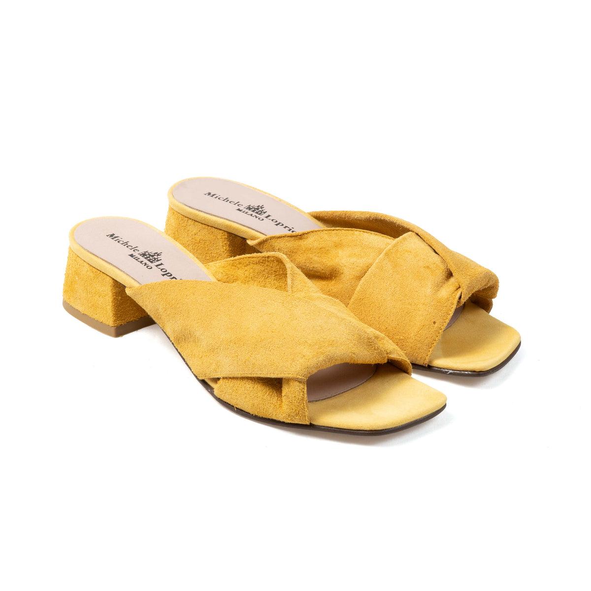Michele Lopriore Magenta Sandals, Camoscio Giallo, gallery view 3