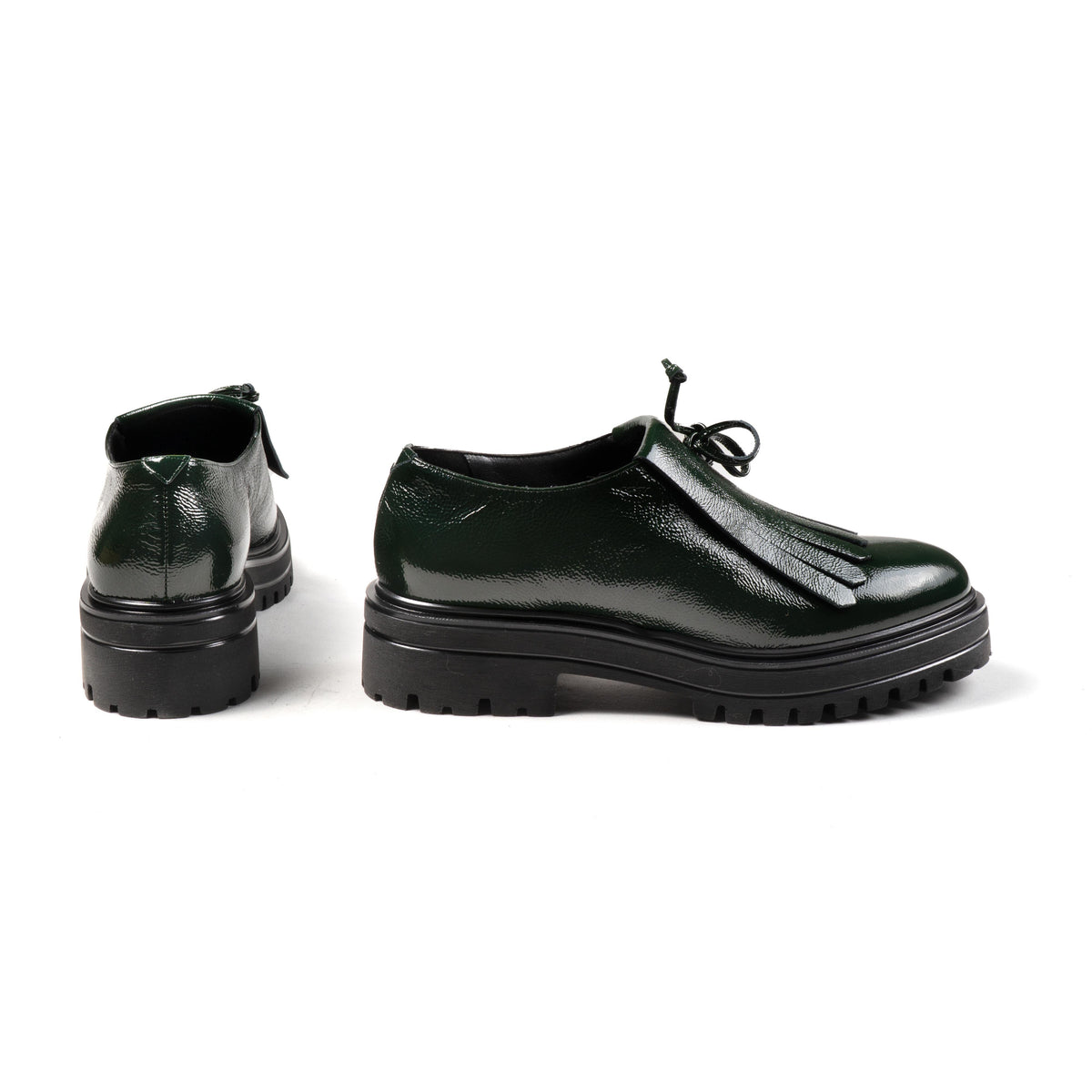 Michele Lopriore Beatrice Loafer, green patent leather, gallery view 2