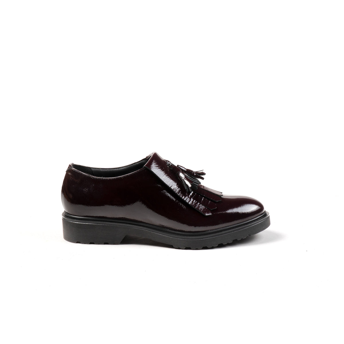 Michele Lopriore Beatrice Loafer, bordeaux patent leather, product view